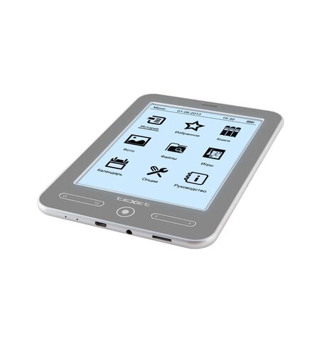 Электронная книга teXet TB-536FL Grey, 2-е