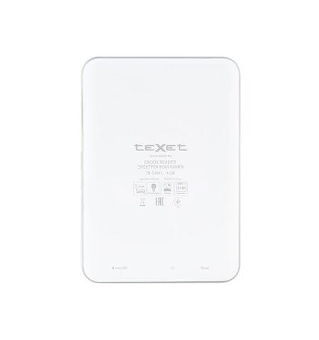 Электронная книга teXet TB-536FL White, 2-е