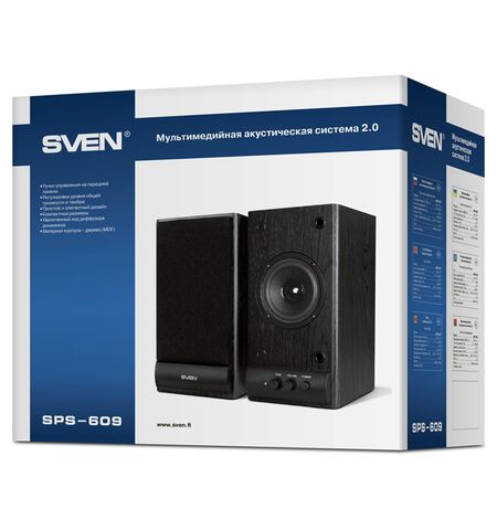 Акустическая система SVEN SPS-609 Black, 4-е