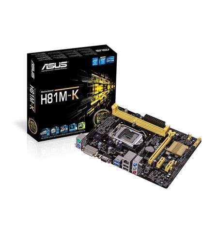 Материнская плата ASUS H81M-K, 4-е