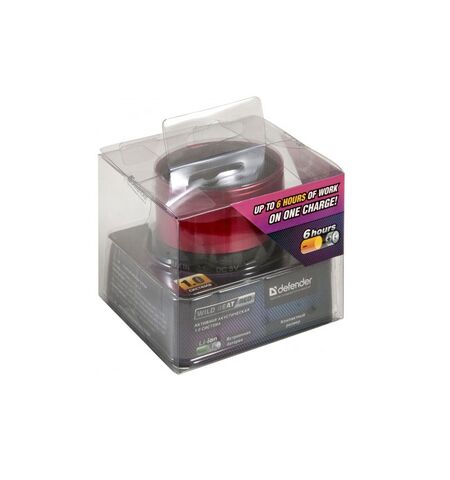 Портативная аудиосистема Defender Wild Beat Red, 2-е