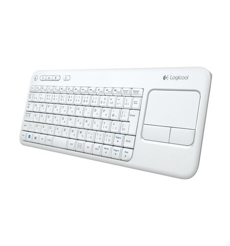 Клавиатура Logitech K400 Wireless Touch Keyboard White (920-005931), 2-е