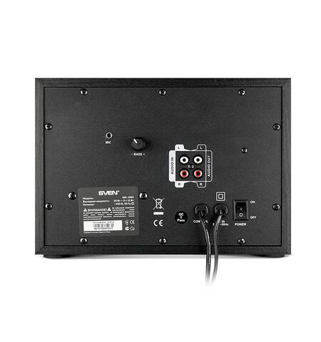 Акустическая система SVEN MS-1085 Black, 3-е