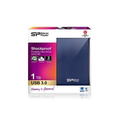 Внешний жесткий диск Silicon Power Armor A80 2TB (SP020TBPHDA80S3B), 4-е
