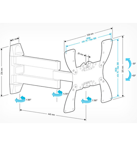 Кронштейн Holder LCDS-5066, 3-е