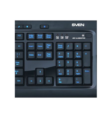 Клавиатура SVEN Comfort 7600 EL, 5-е