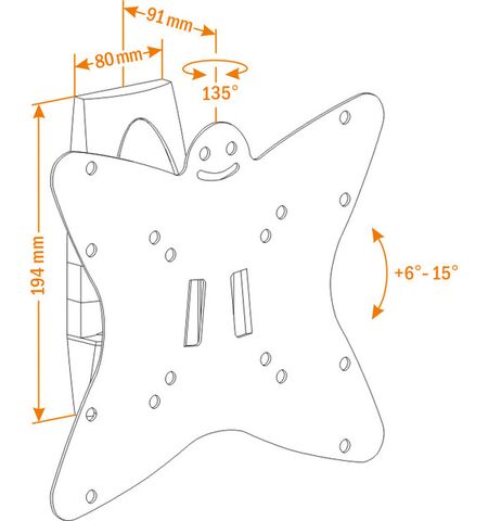 Кронштейн Holder LCDS-5036, 2-е