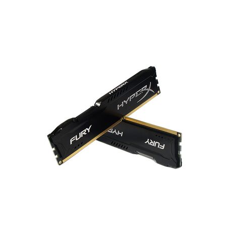 Оперативная память Kingston HyperX Fury Black 16GB kit (2x8GB) DDR3-1866 PC3-14900 (HX318C10FBK2/16), 2-е