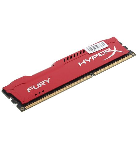 Оперативная память Kingston HyperX Fury Red 4GB DDR3-1866 PC3-14900 (HX318C10FR/4), 2-е