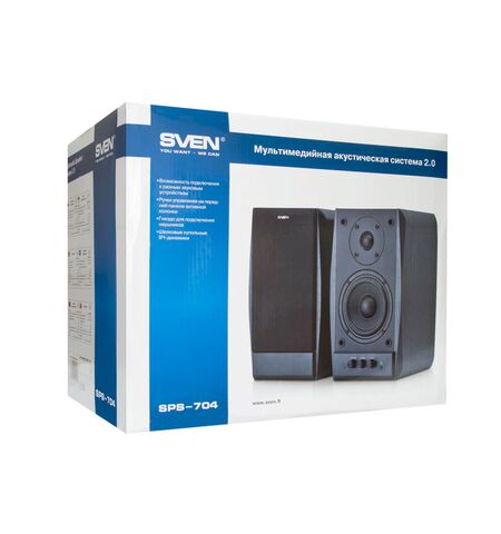 Акустическая система SVEN SPS-704 Black, 3-е
