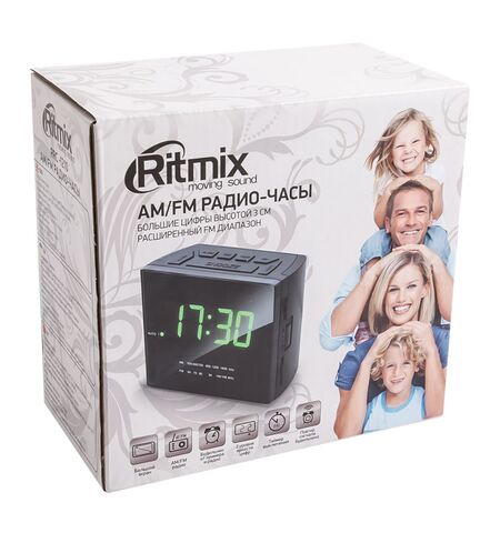 Радиочасы Ritmix RRC-1210, 2-е фото товара в интерент-магазине freenet.by Радиочасы Ritmix RRC-1210, 2-е
