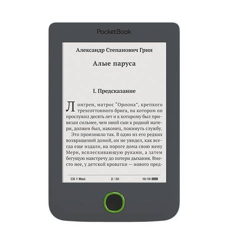 Электронная книга PocketBook Basic 2 614 Grey, 2-е