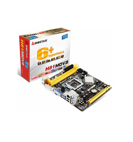Материнская плата BIOSTAR H81MDV3 Ver. 7.x, 2-е