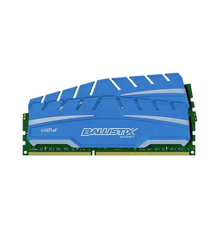 Оперативная память Crucial Ballistix Sport XT 16GB kit (2x8GB) DDR3-1866 PC3-14900 (BLS2C8G3D18ADS3CEU), 3-е