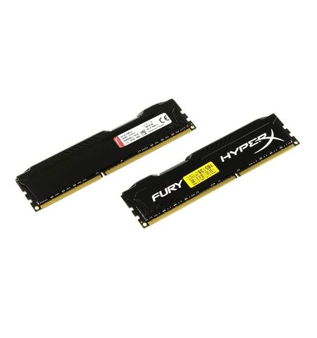 Оперативная память Kingston HyperX Fury Black 16GB kit (2x8GB) DDR3-1600 PC3-12800 (HX316C10FBK2/16), 3-е