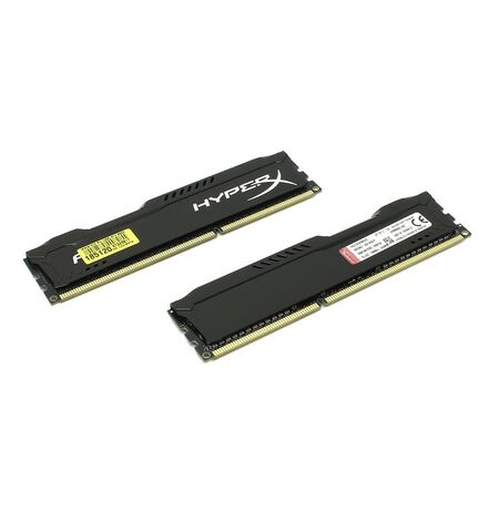 Оперативная память Kingston HyperX Fury Black 8GB kit (2x4GB) DDR3-1333 PC3-10600 (HX313C9FBK2/8), 4-е