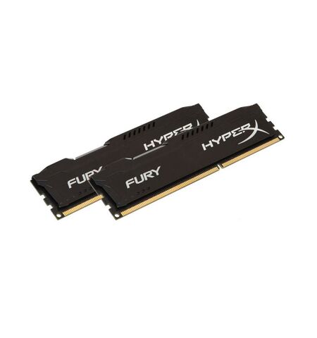 Оперативная память Kingston HyperX Fury Black 8GB kit (2x4GB) DDR3-1600 PC3-12800 (HX316C10FBK2/8), 4-е