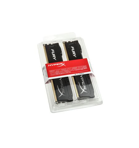Оперативная память Kingston HyperX Fury Black 8GB kit (2x4GB) DDR3-1600 PC3-12800 (HX316C10FBK2/8), 2-е