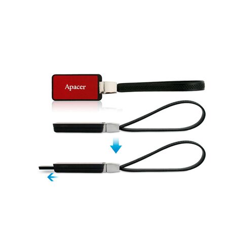 USB Flash Apacer 8GB Handy Steno AH128 (AP8GAH128R-1), 2-е