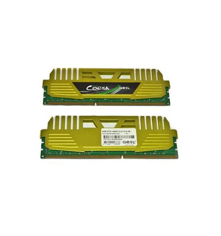 Оперативная память GeIL EVO Corsa 8GB kit (2x4GB) DDR3-1866 PC3-14900 (GOC38GB1866C9DC), 4-е