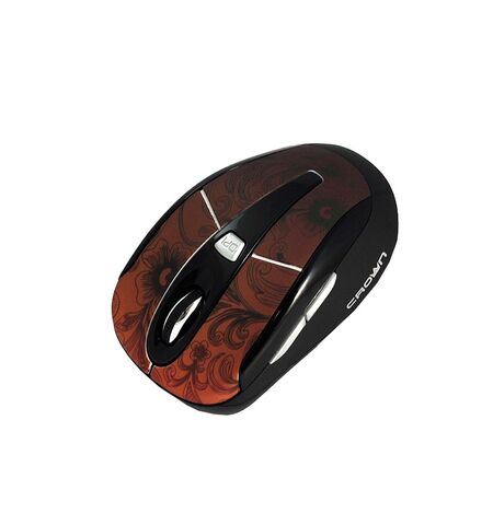 Мышь CROWN CMM-927W USB Brown, 3-е