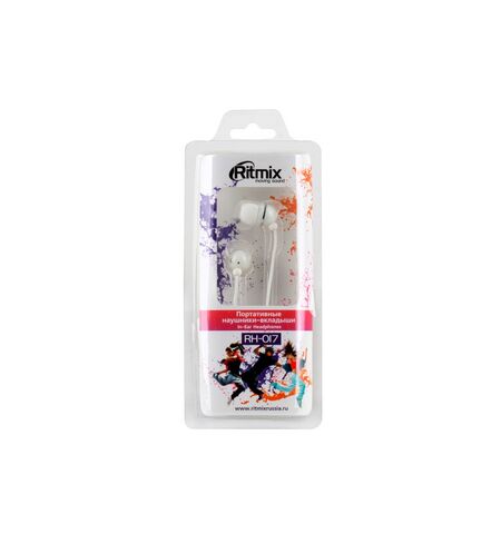 Наушники Ritmix RH-017 White, 2-е
