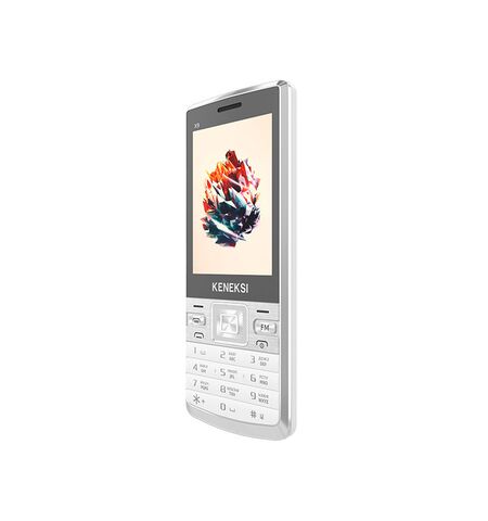 Кнопочный телефон Keneksi X9 White, 6-е