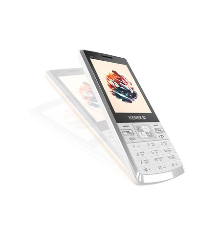 Кнопочный телефон Keneksi X9 White, 7-е
