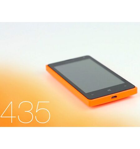 Смартфон Microsoft Lumia 435 Dual Sim Orange, 5-е фото товара в интерент-магазине freenet.by Смартфон Microsoft Lumia 435 Dual Sim Orange, 5-е
