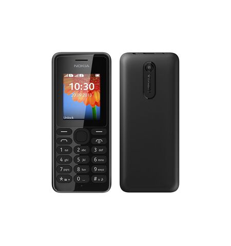Кнопочный телефон Nokia 108 Dual Sim (RM-944) Black, 8-е