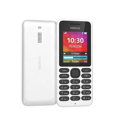 Кнопочный телефон Nokia 130 Dual Sim (RM-1035) White, 7-е