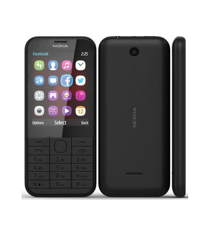 Кнопочный телефон Nokia 225 (RM-1012) Black, 7-е