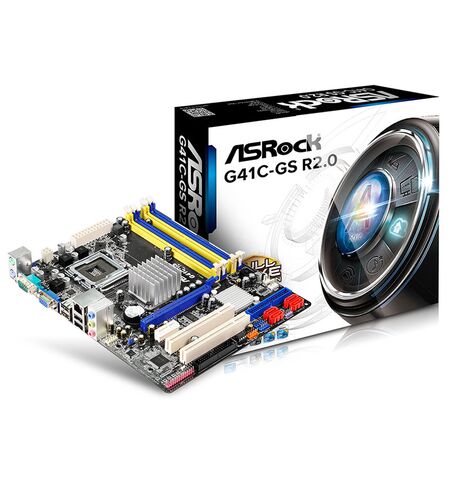 Материнская плата ASRock G41C-GS R2.0, 5-е