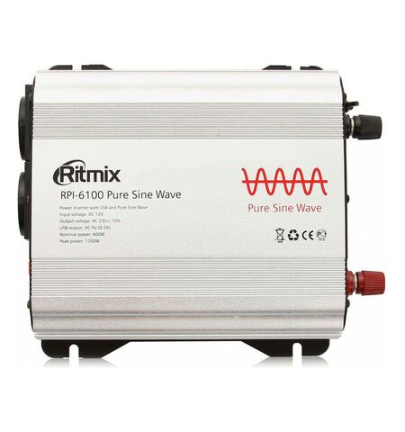 Автомобильный инвертор Ritmix RPI-6100, 3-е