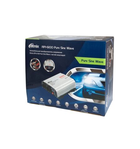 Автомобильный инвертор Ritmix RPI-6100, 4-е
