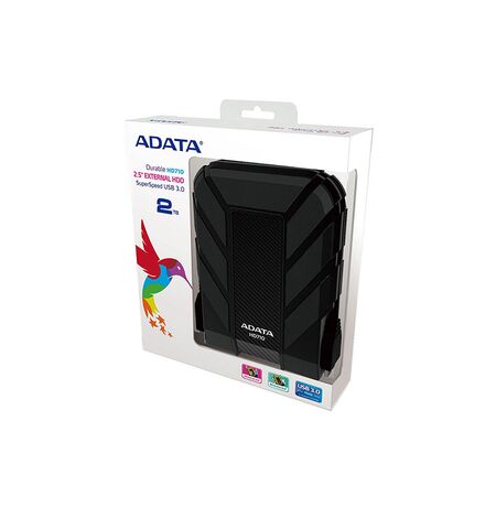 Внешний жесткий диск ADATA DashDrive Durable HD710 2TB Black (AHD710-2TU3-CBK), 2-е