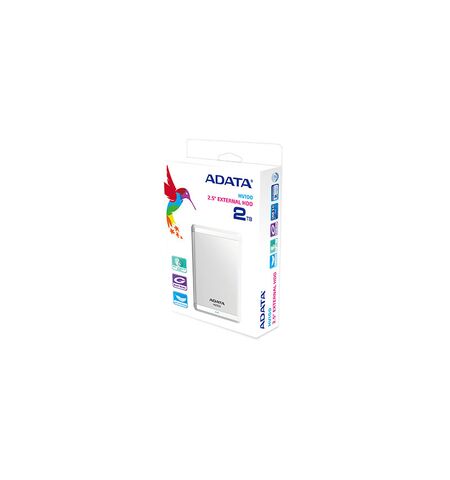 Внешний жесткий диск ADATA HV100 2TB White (AHV100-2TU3-CWH), 6-е