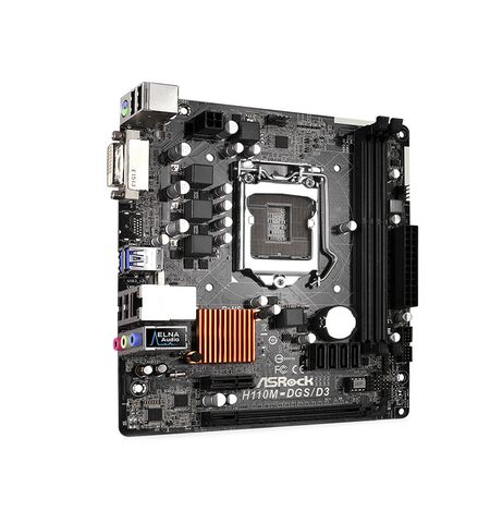 Материнская плата ASRock H110M-DGS/D3, 3-е