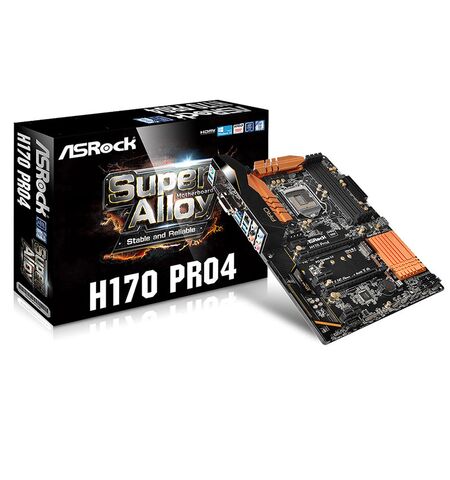 Материнская плата ASRock H170 Pro4, 5-е
