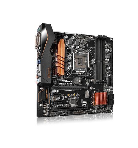 Материнская плата ASRock H170M Pro4, 4-е