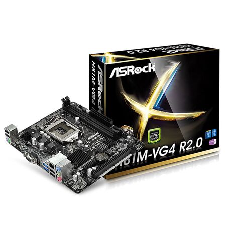 Материнская плата ASRock H81M-VG4 R2.0, 5-е