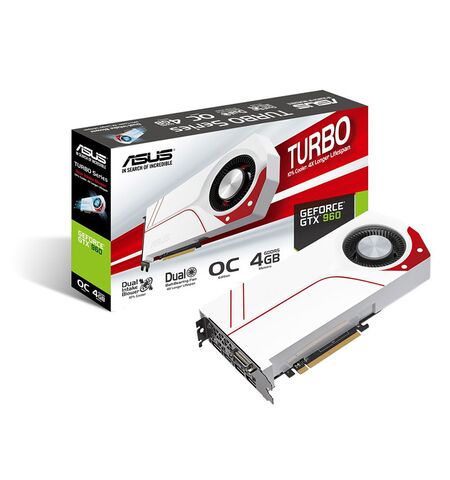 Видеокарта ASUS GeForce GTX 960 4GB GDDR5 (TURBO-GTX960-OC-4GD5), 6-е
