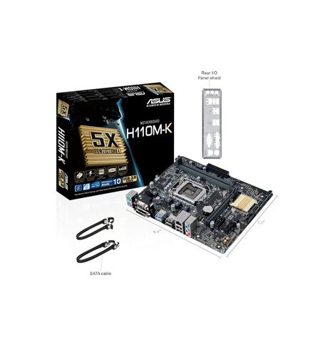 Материнская плата ASUS H110M-K, 5-е