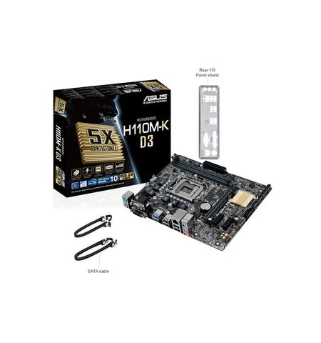 Материнская плата ASUS H110M-K D3, 2-е