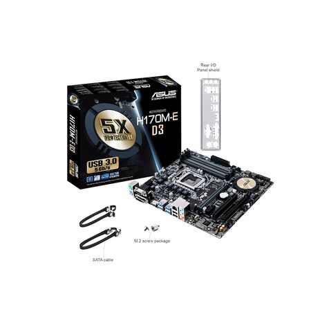 Материнская плата ASUS H170M-E D3, 2-е