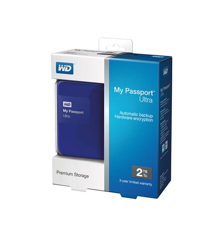 WD My Passport Ultra 2TB Blue (WDBBKD0020BBL), 5-е