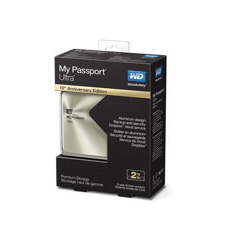 WD My Passport Ultra 2TB Metal Gold (WDBEZW0020BCG), 5-е