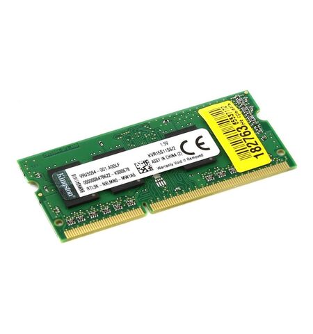 Оперативная память Kingston ValueRAM 2GB DDR3 SO-DIMM PC3-12800 (KVR16S11S6/2), 2-е