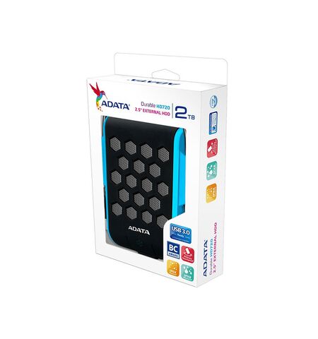 Внешний жесткий диск ADATA DashDrive Durable HD720 2TB (AHD720-2TU3-CBL), 5-е