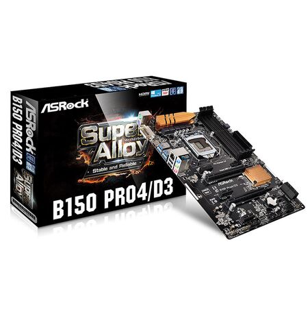 Материнская плата ASRock B150 Pro4/D3, 5-е